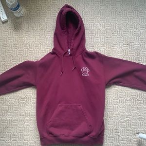 PAWZ maroon sweatshirt